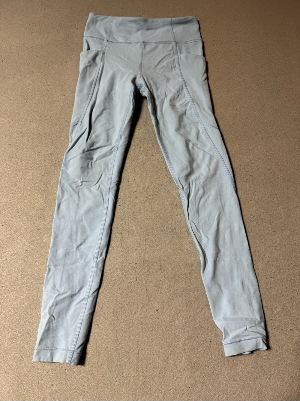 Athleta Light Blue Girls Performance Joggers Med 8-10